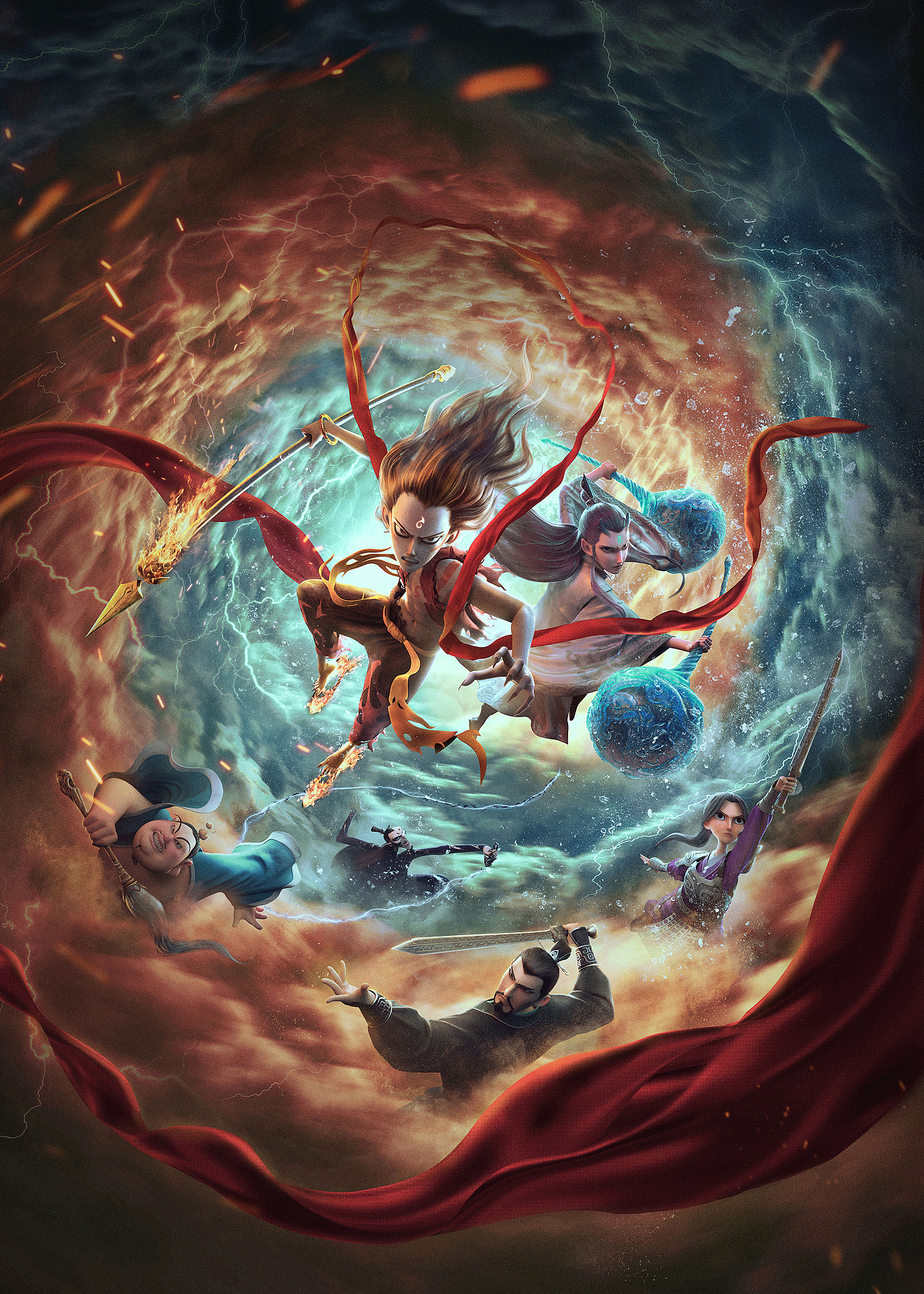 电影《哪吒之魔童降世》公映海报