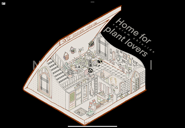 【小镇系列35】植物爱好者的家 原创插画