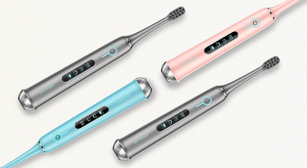 电动牙刷设计（图ZMjE0ODc2MTky） - 生活用品 - 站酷设计师ZRH朱荣华原创素材 - 站酷ZCOOL