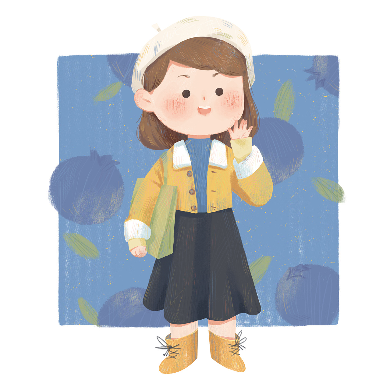 q版人物杂图|插画|儿童插画|dengzi凳子 - 原创作品 - 站酷 (zcool)