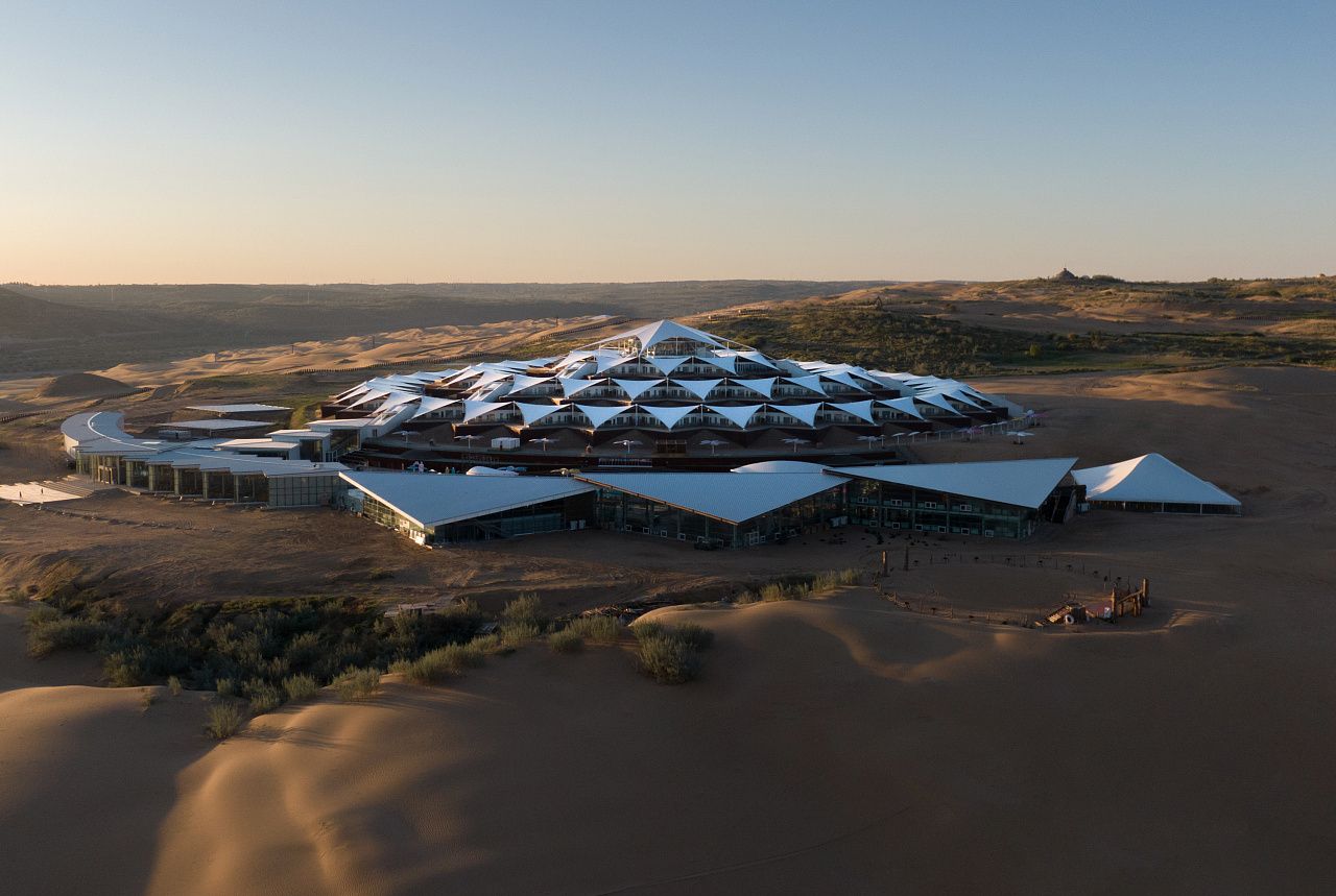 「建筑摄影」响沙湾莲花沙漠酒店