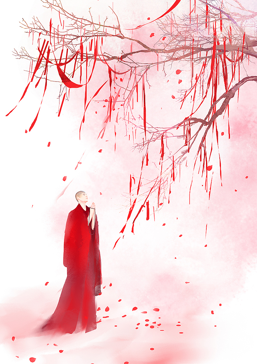 仓央嘉措 插画（图ZMjI4NjIzNjY0） - 商业插画 - 站酷设计师点意原创素材 - 站酷ZCOOL