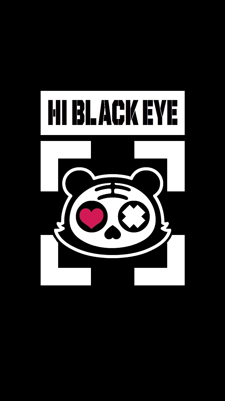 HI BLACK EYE (KULO STAR)十二生肖之寅虎纯黑手机壁纸（图ZMjYyNDMyOTEy） - 商业插画 - 站酷设计师Z42750135原创素材 - 站酷ZCOOL