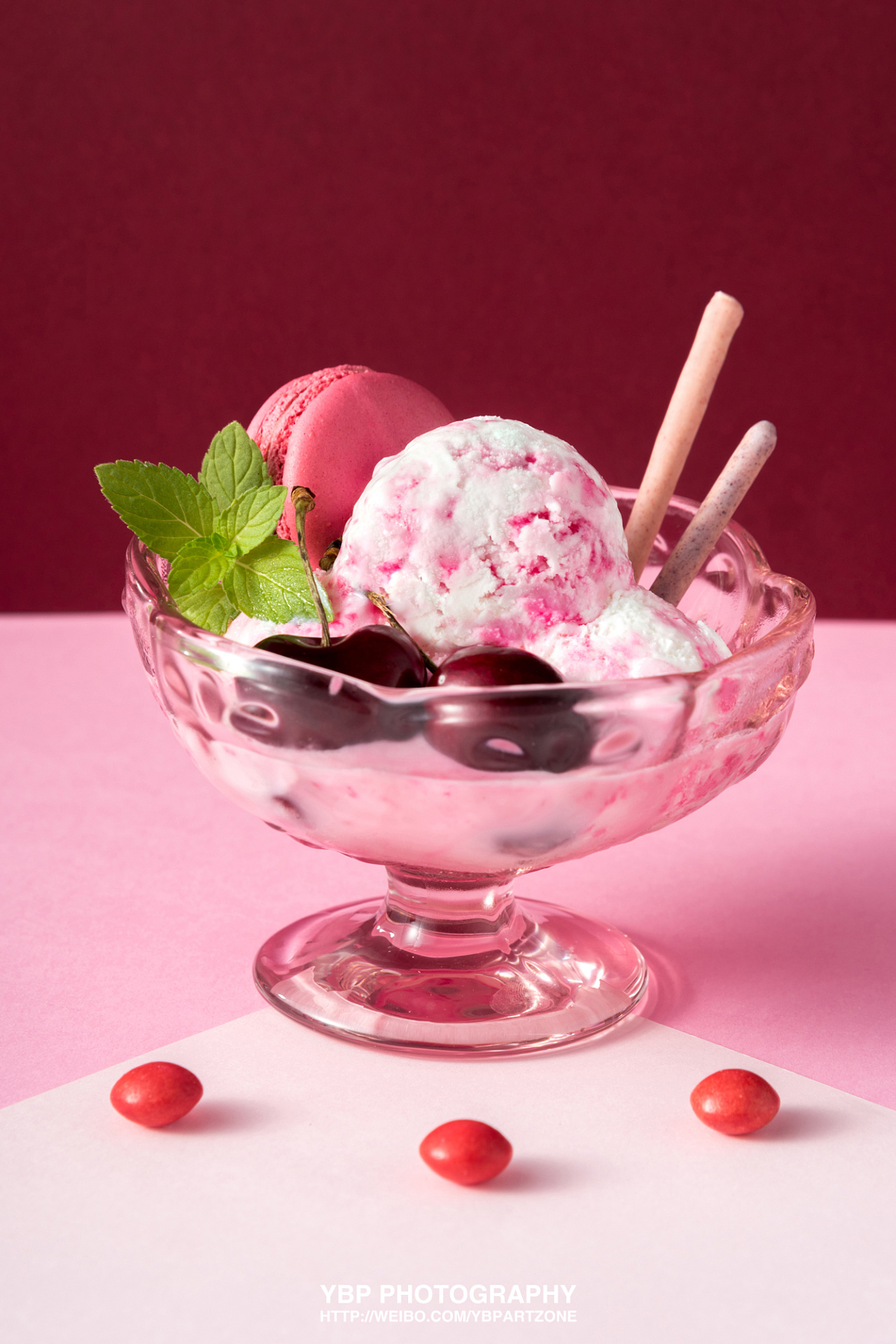 美食摄影 | 樱桃味雪糕 x hoking