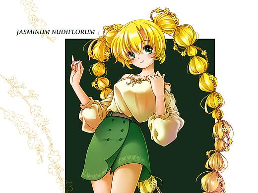 迎春花（個(gè)人主頁(yè)-ZNTMzOTc2NDA=） - 商業(yè)插畫(huà) - 站酷設(shè)計(jì)師文字過(guò)敏原創(chuàng)素材 - 站酷ZCOOL