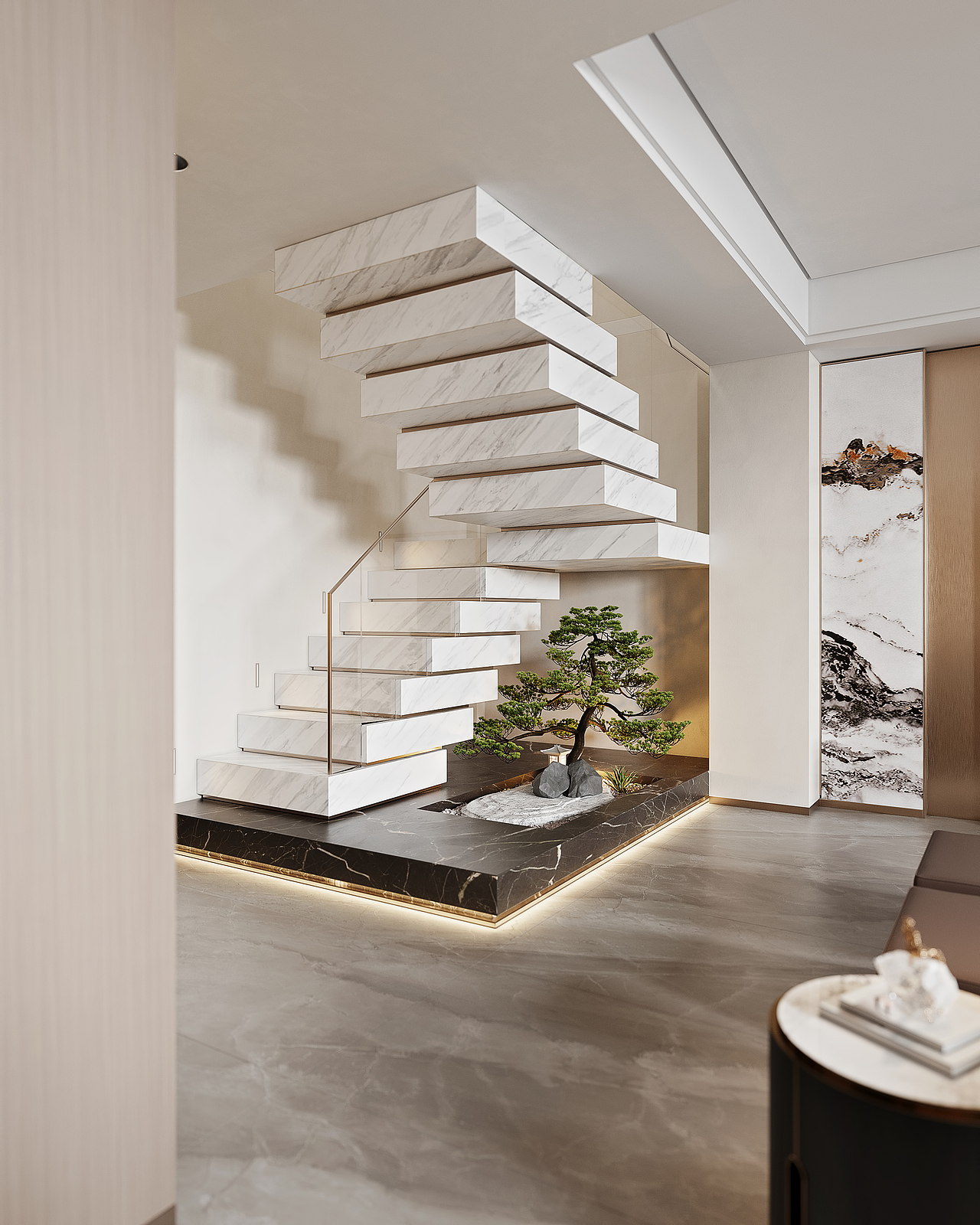 新中式别墅 中式客厅（图ZMjkxMTM5MDg0） - 家装设计 - 站酷设计师痞老蟹原创素材 - 站酷ZCOOL