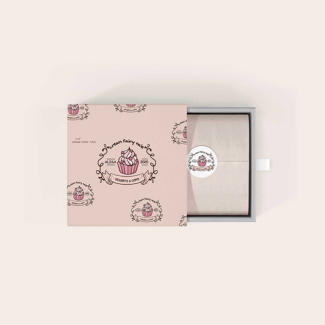 甜品盒包装设计（图ZMjM1NTMyMzI4） - 包装 - 站酷设计师亖気原创素材 - 站酷ZCOOL