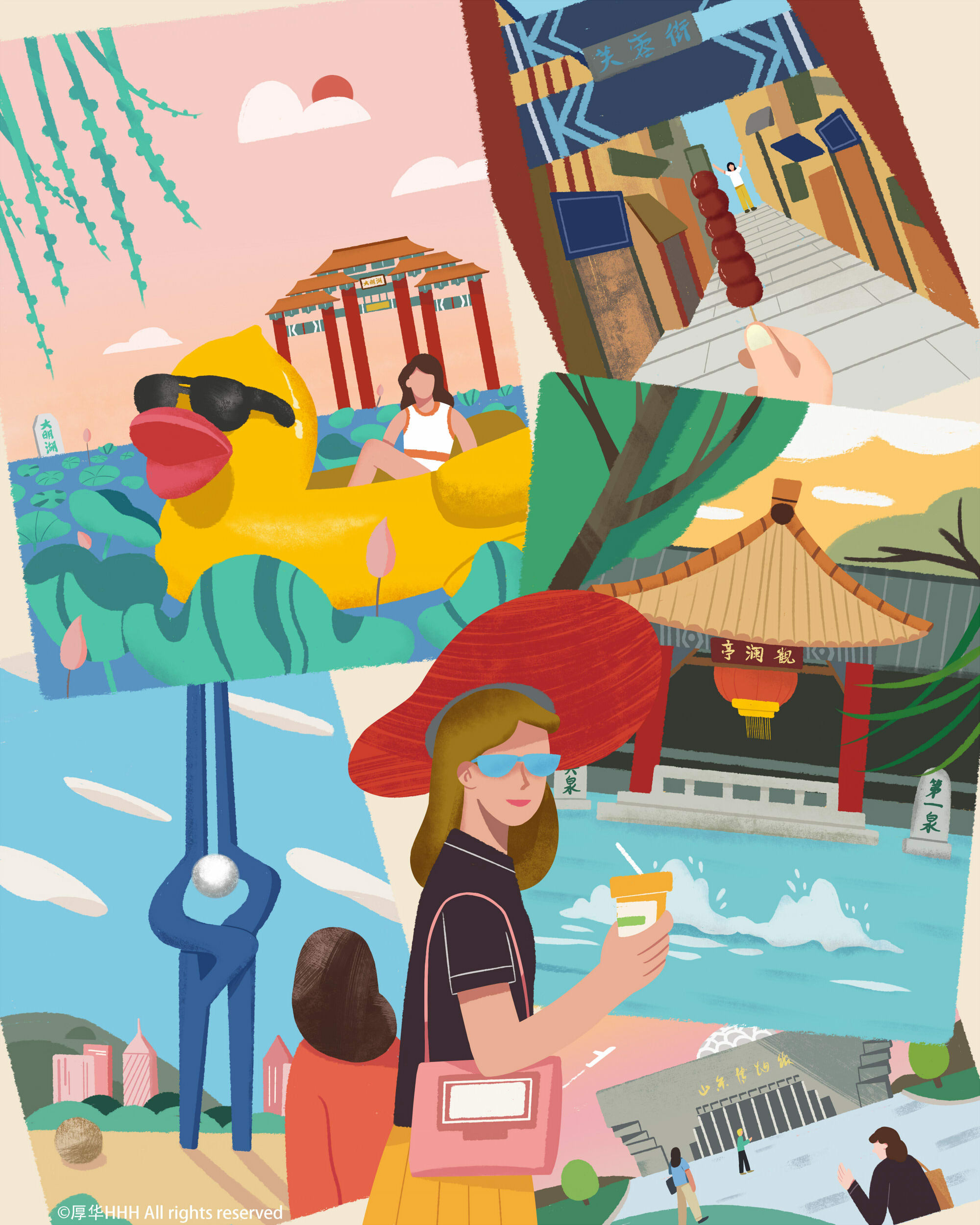 城市印象系列|插画|商业插画|厚华hhh - 原创作品 - 站酷 (zcool)