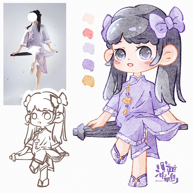 丘丘人 |一组照片转绘（图ZMzI4MzQ3NjY4） - 创作习作 - 站酷设计师小严冲鸭_YANAY原创素材 - 站酷ZCOOL