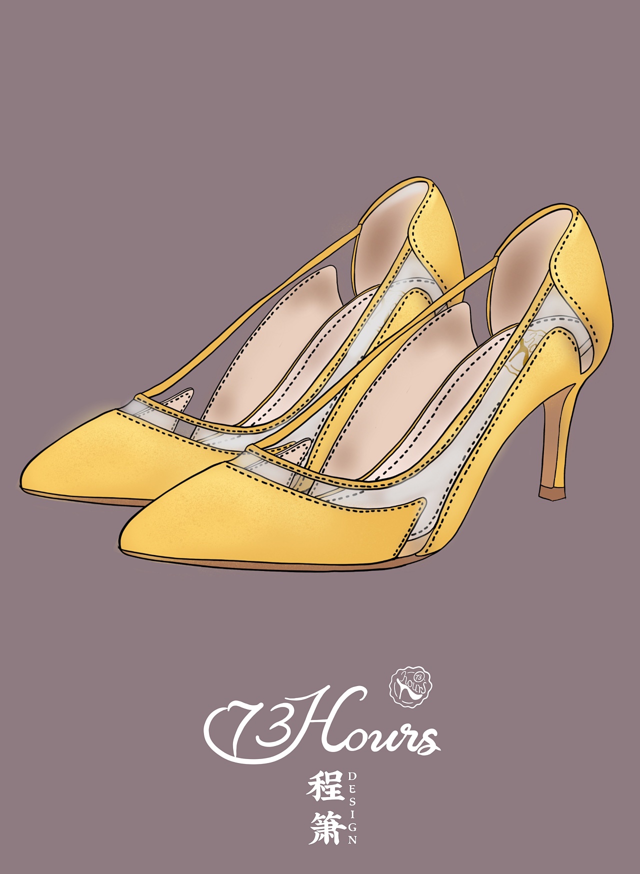 73hours高跟鞋90|插画|商业插画|箫公子赶稿中 - 原创作品 - 站酷