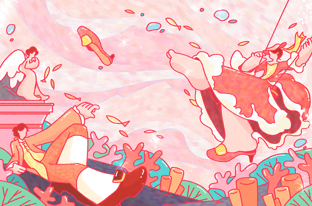 一年四季荡秋千 | 近期插画合集（图ZMjYyNjU2MjI0） - 创作习作 - 站酷设计师图灵画图灵原创素材 - 站酷ZCOOL