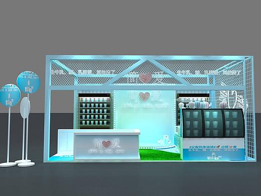 快闪店 展位 展会  商场展览售卖点   3D效果图