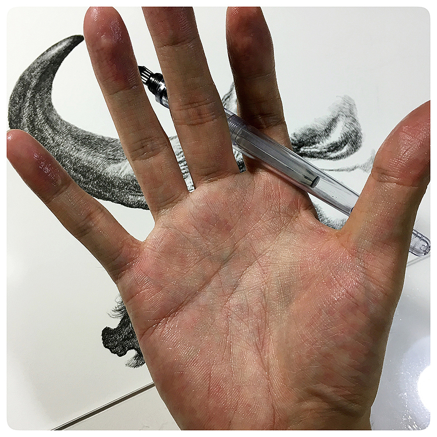 OY钢笔画：牛（图ZNTc2OTcyNDg=） - 绘画 - 站酷设计师欧阳鹏杰_OY原创素材 - 站酷ZCOOL