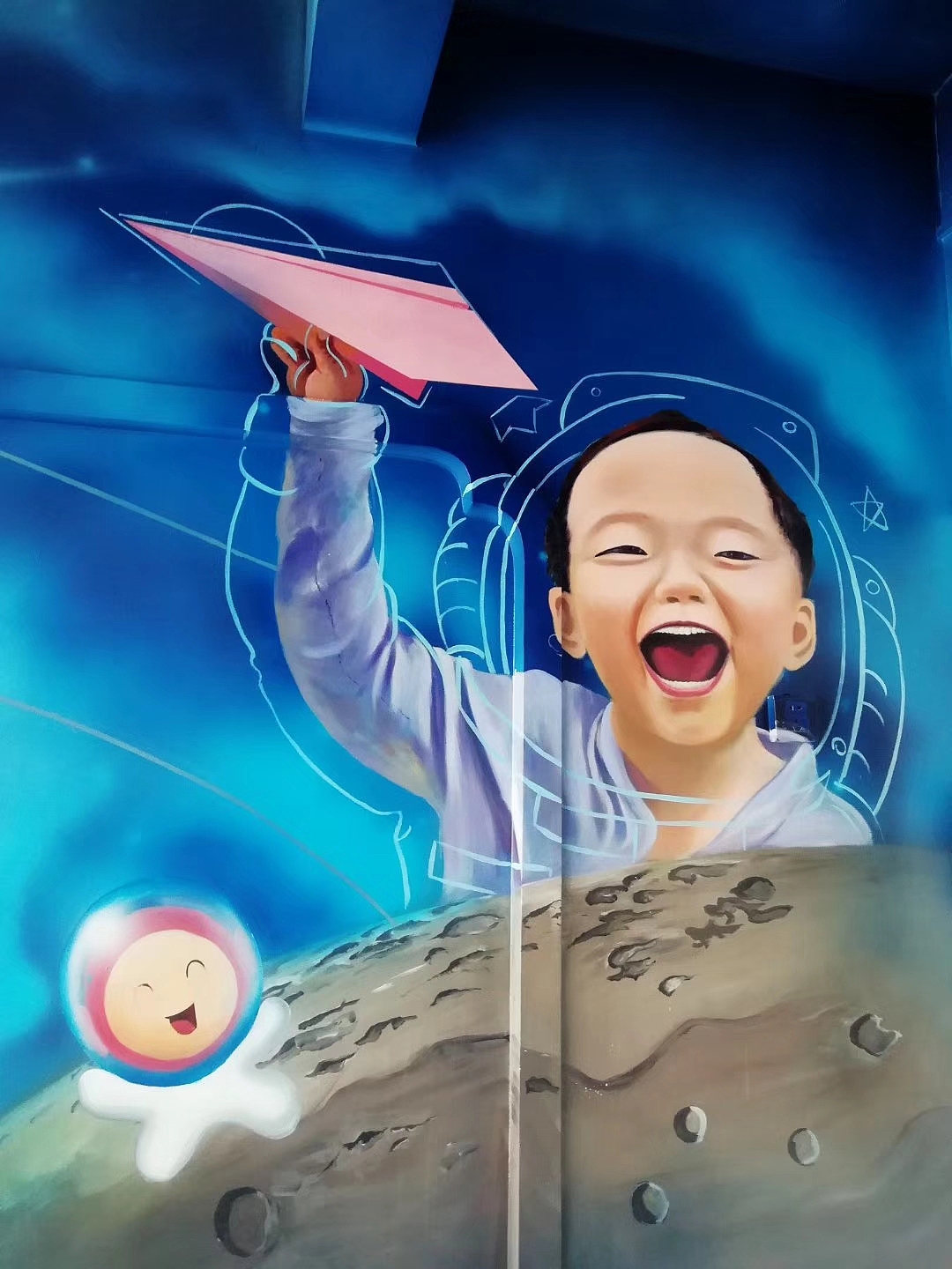 彩绘星空画（图ZMTM5ODUyMzM2） - 新锐潮流插画 - 站酷设计师海南壁画墙绘原创素材 - 站酷ZCOOL