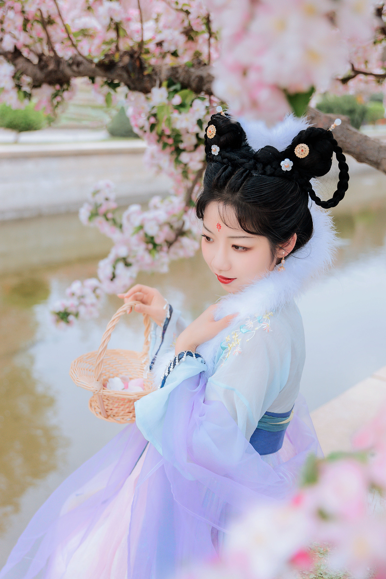 海棠花溪（图ZMjUyNDU5NTYw） - 人像摄影 - 站酷设计师雨亦萧然原创素材 - 站酷ZCOOL