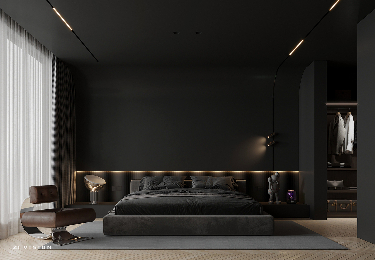 现代风卧室表现