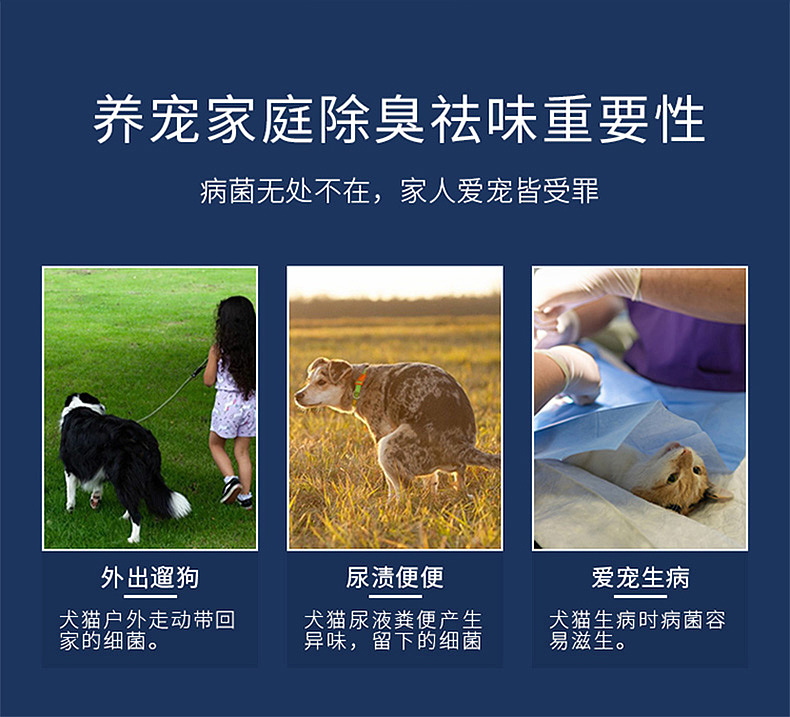 宠物除臭剂补充装详情设计