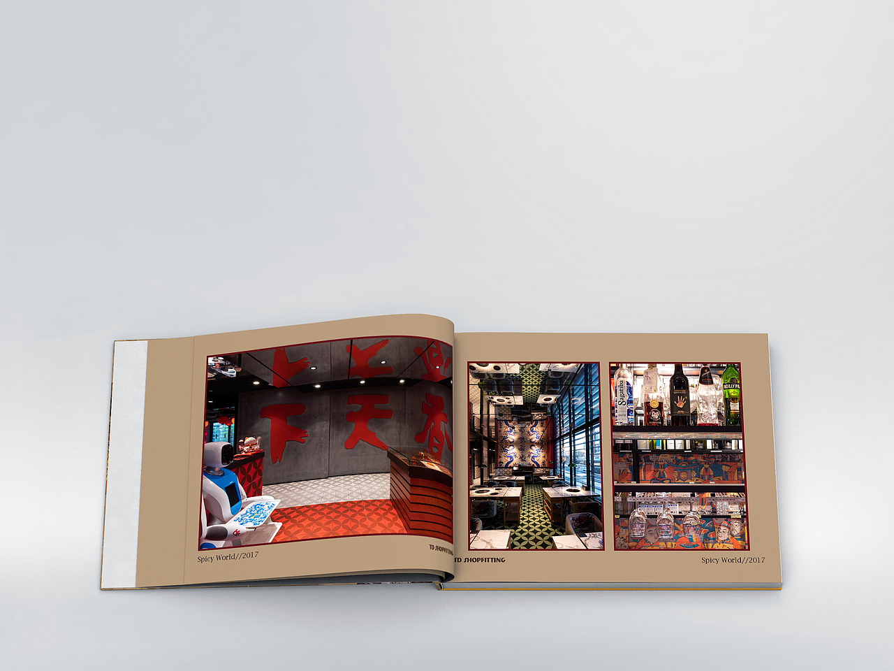 设计排版的一个装饰公司画册