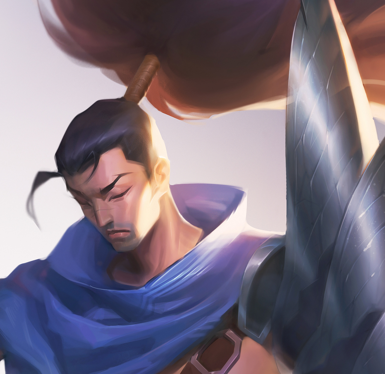 亚索同人创作|插画|游戏原画|白桃白兰地 - 原创作品 - 站酷 (zcool)