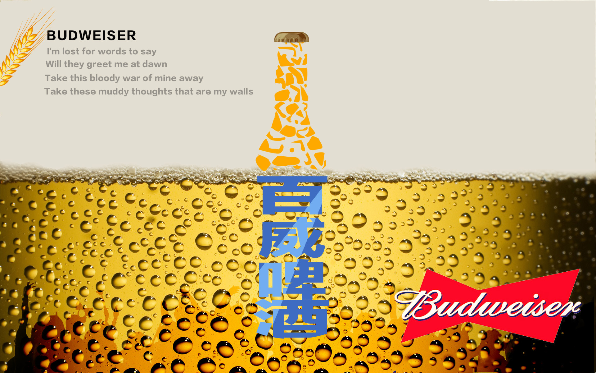 2022百威啤酒最新广告图片