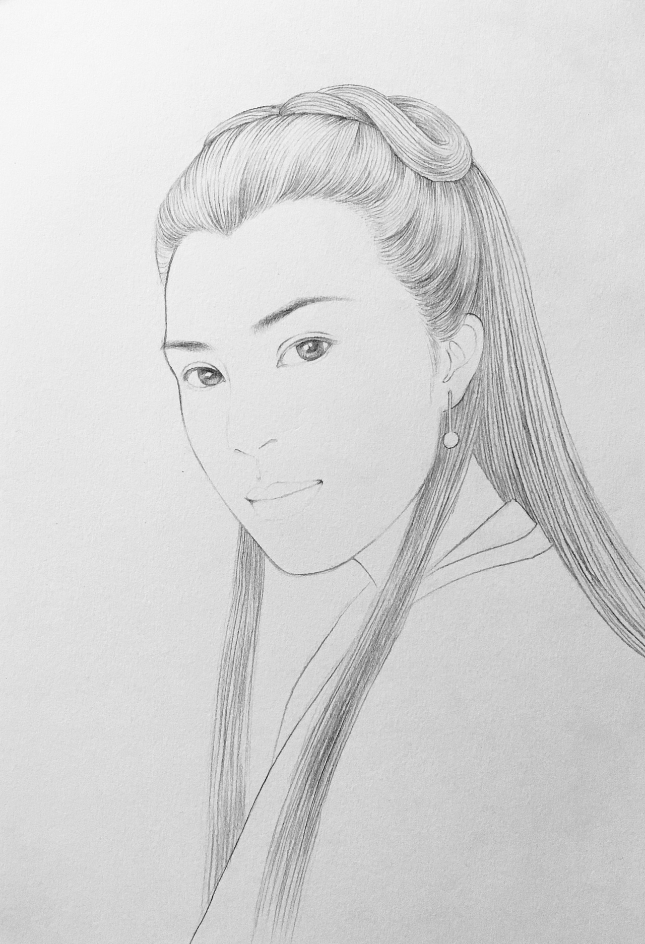 人物线描-小龙女