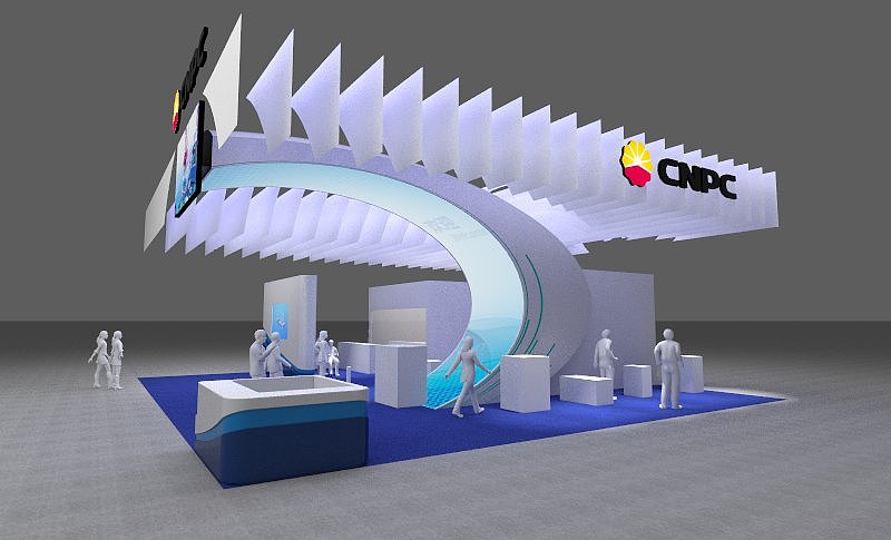 CNPC 中国石油 展台设计方案（图ZMjY5OTk1NTg0） - 展陈设计 - 站酷设计师SNCreative原创素材 - 站酷ZCOOL