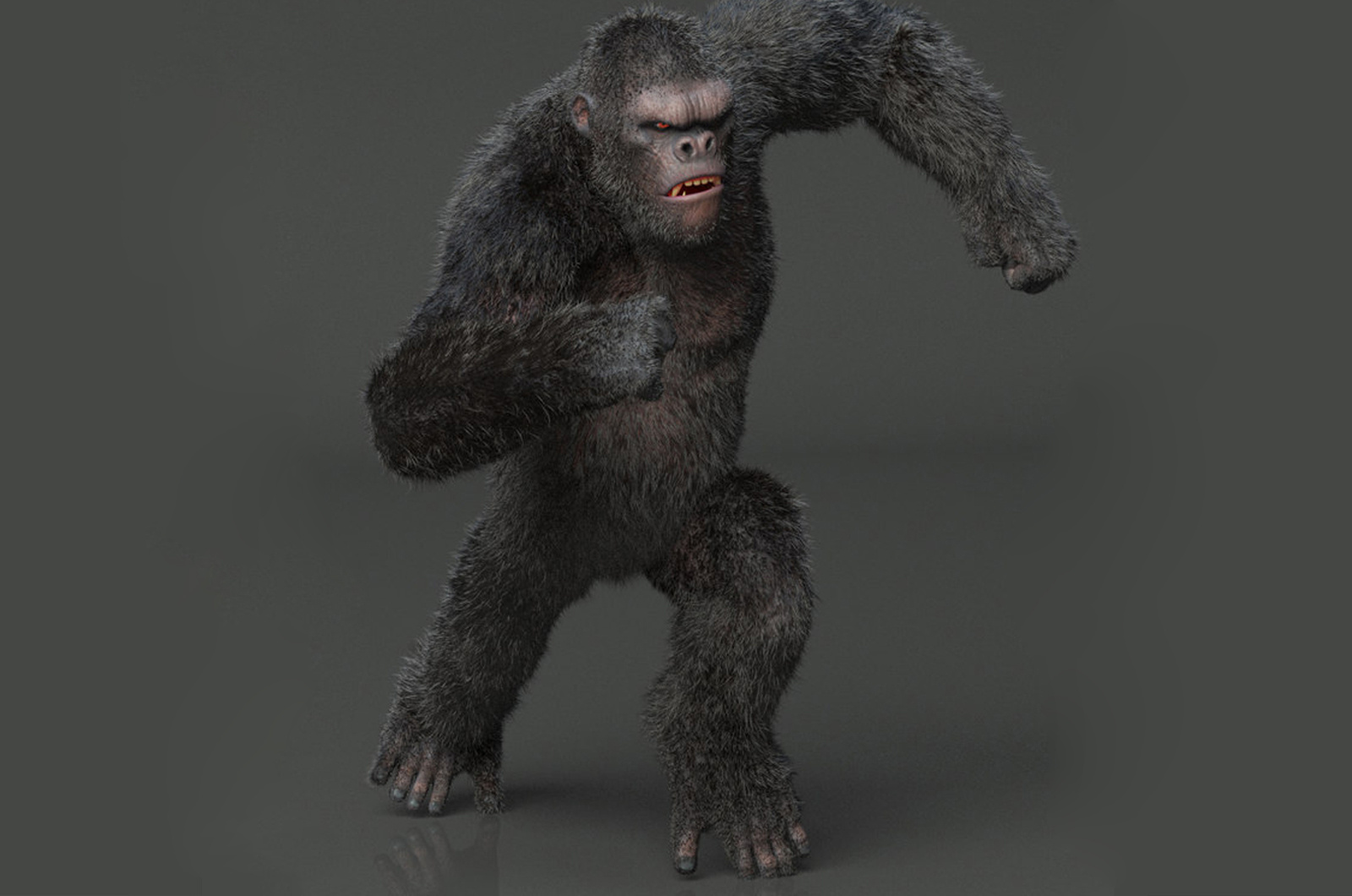 大猩猩3d建模绑定