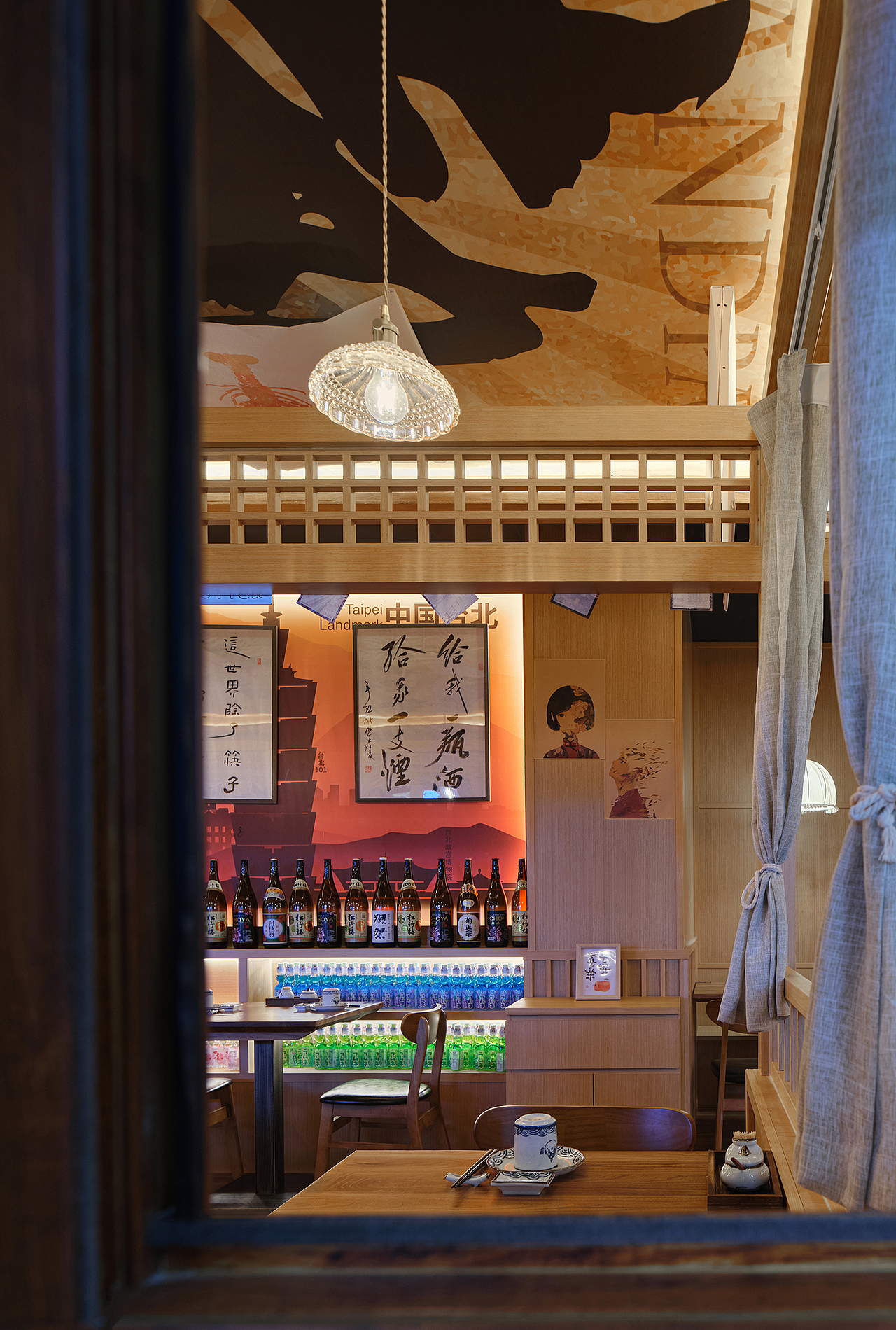 【苏格设计】留小烟日料餐厅（图ZMjgyNzE1MjQ4） - 酒店餐饮设计 - 站酷设计师苏格SG空间设计原创素材 - 站酷ZCOOL