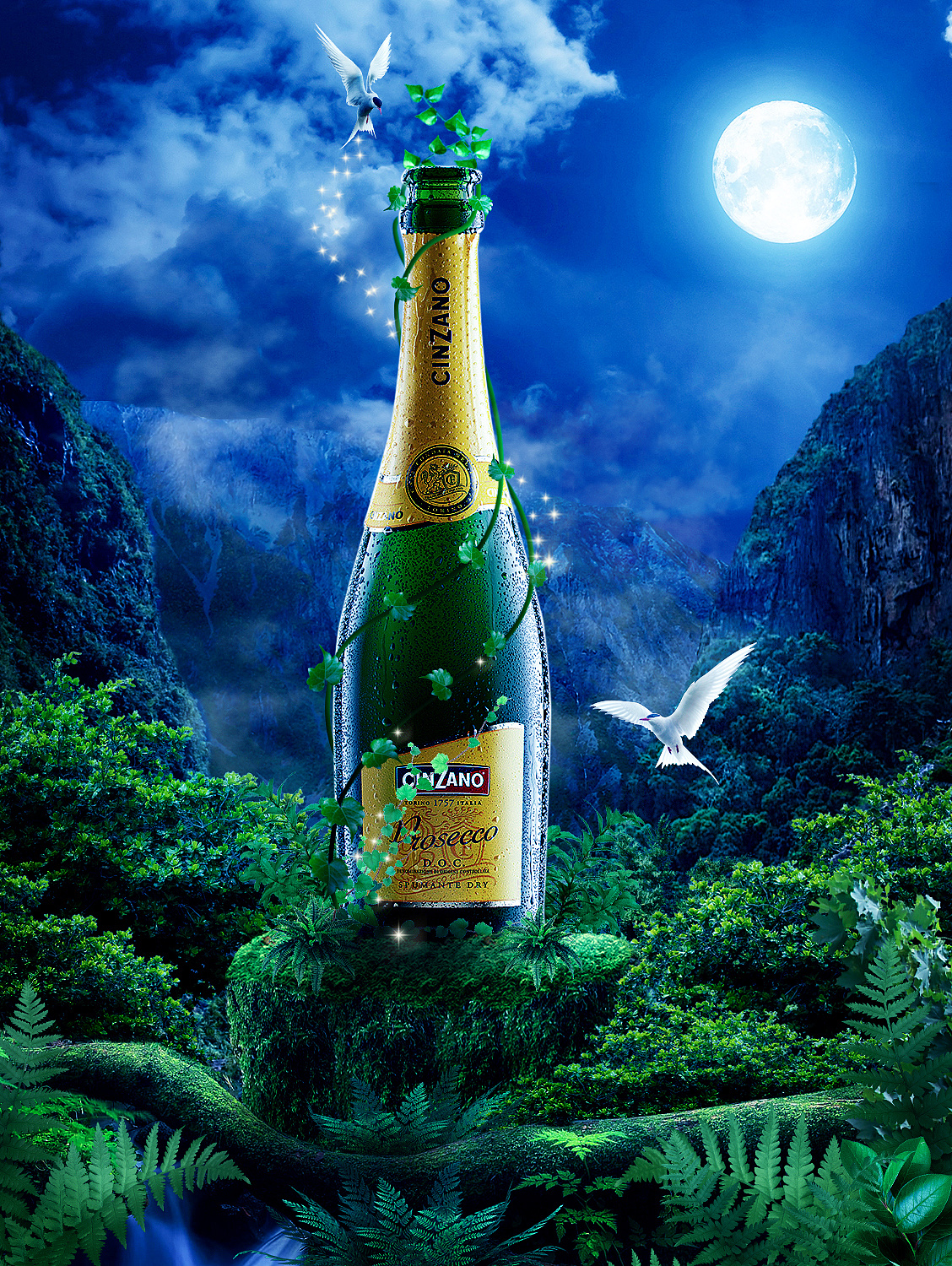 啤酒合成海报图 - 原创作品 - 站酷(zcool)