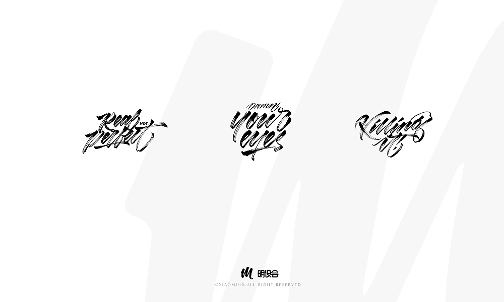 手寫英文（圖ZMTcxMzQ3NjU2） - 字體/字形 - 站酷設(shè)計(jì)師Design小明原創(chuàng)素材 - 站酷ZCOOL