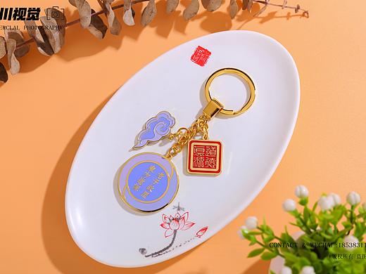 一组钥匙扣 静物拍摄