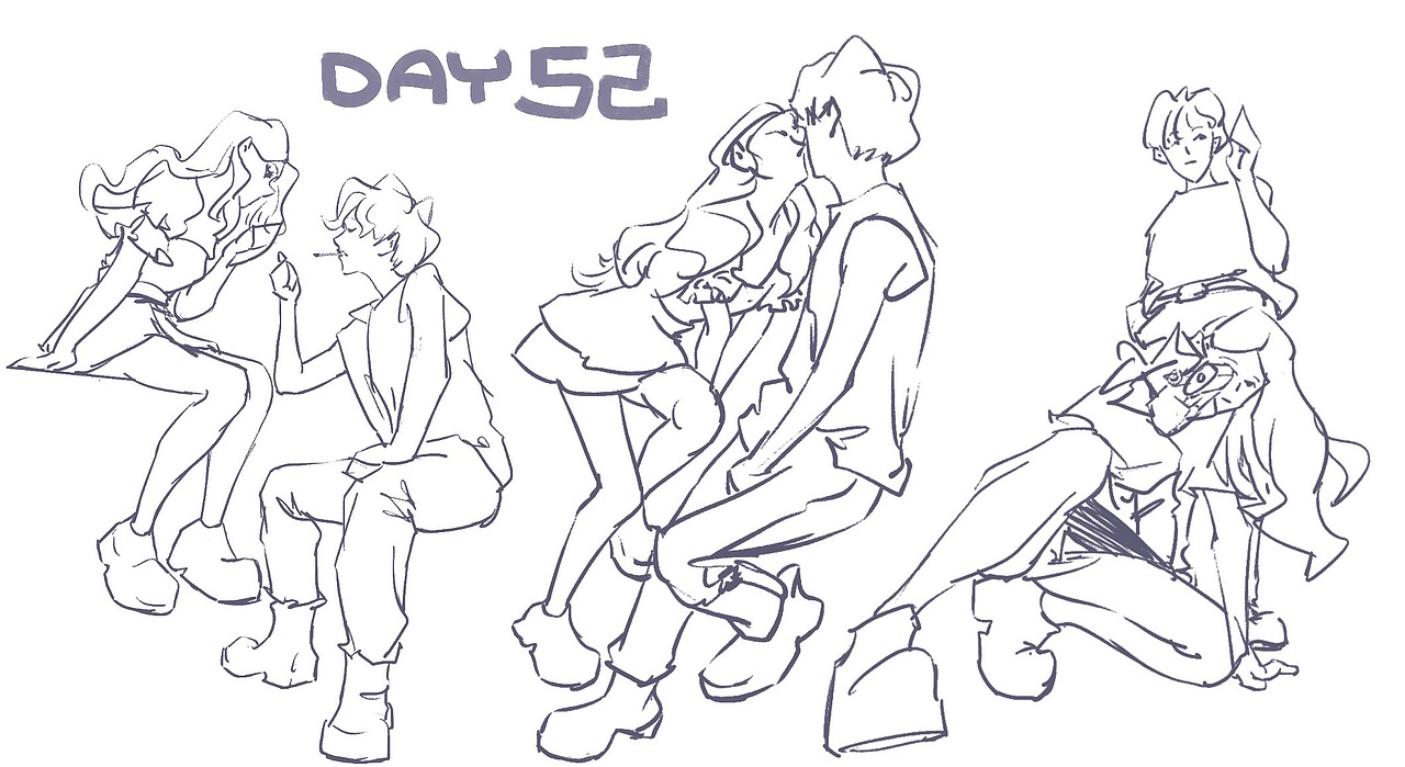 #速写60天挑战赛# Day52@速写班长（图ZMjg5NDMzNzY4） - 创作习作 - 站酷设计师他们叫我小蓝同学原创素材 - 站酷ZCOOL