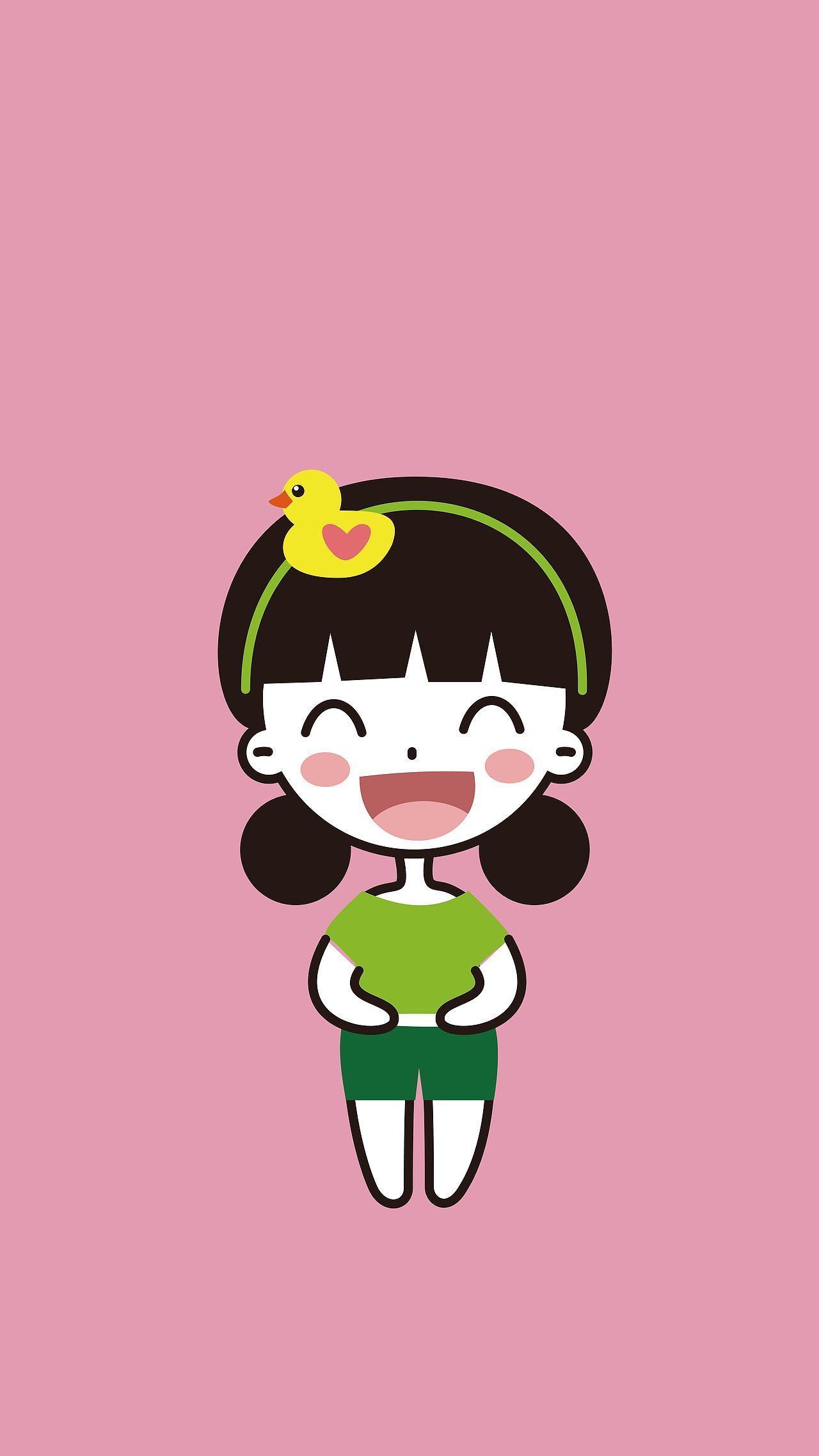 手机壁纸·豆妹系列