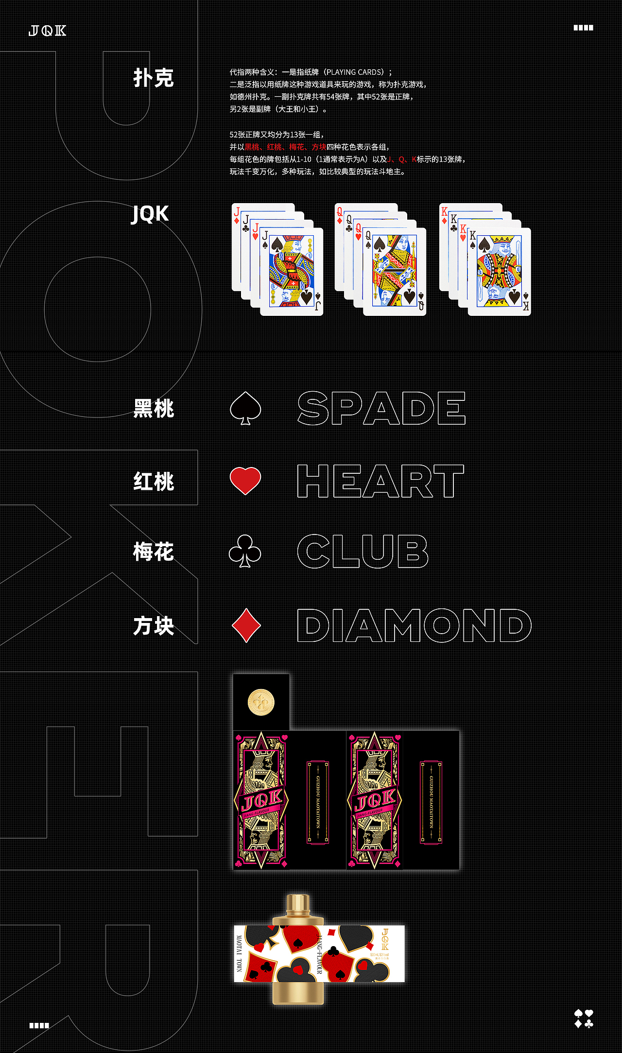 JQK扑克牌酒包装设计——新次方出品（图ZMjU0MzQxMzk2） - 包装 - 站酷设计师白酒包装原创素材 - 站酷ZCOOL