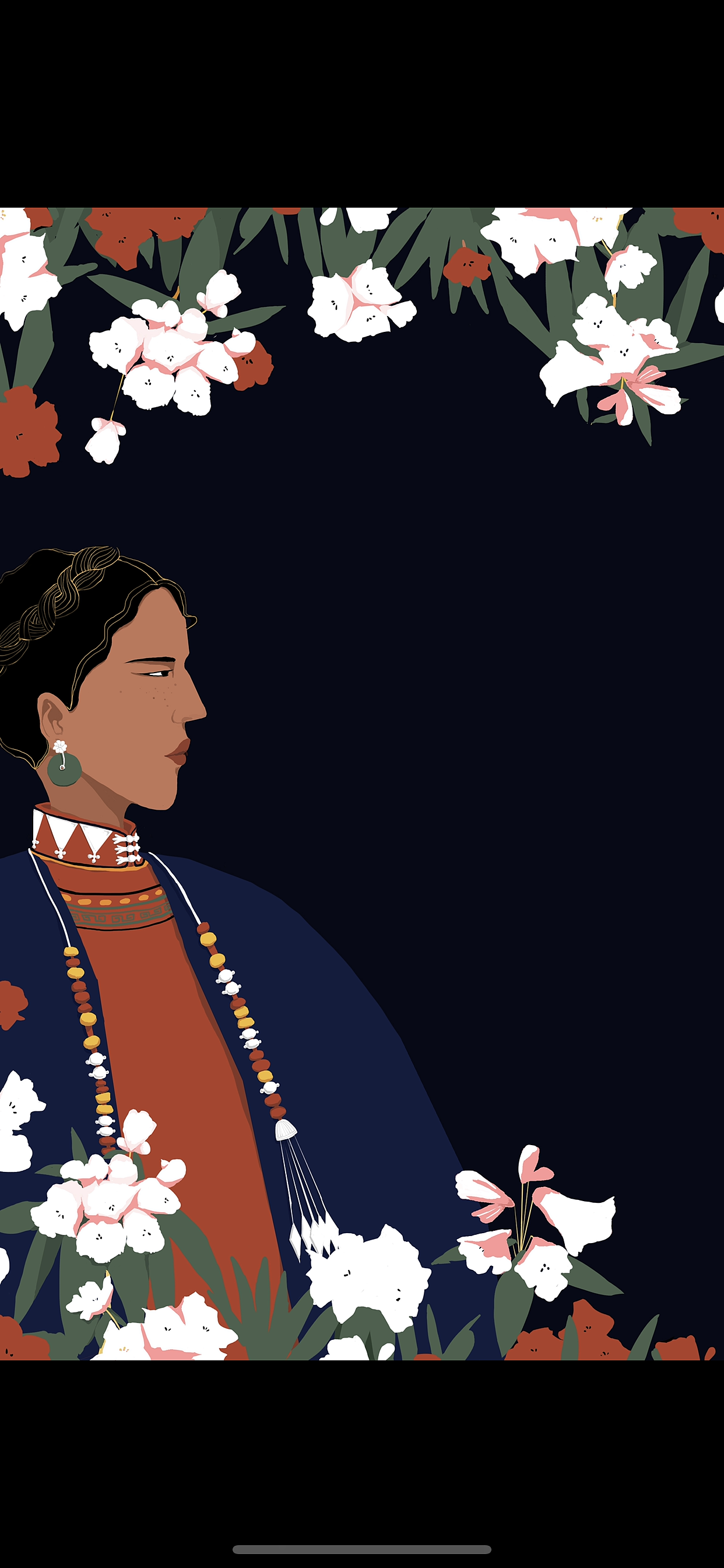 索玛花开（彝家阿依莫）（图ZMjU3NTIxODA0） - 商业插画 - 站酷设计师阿嘎吉曲原创素材 - 站酷ZCOOL