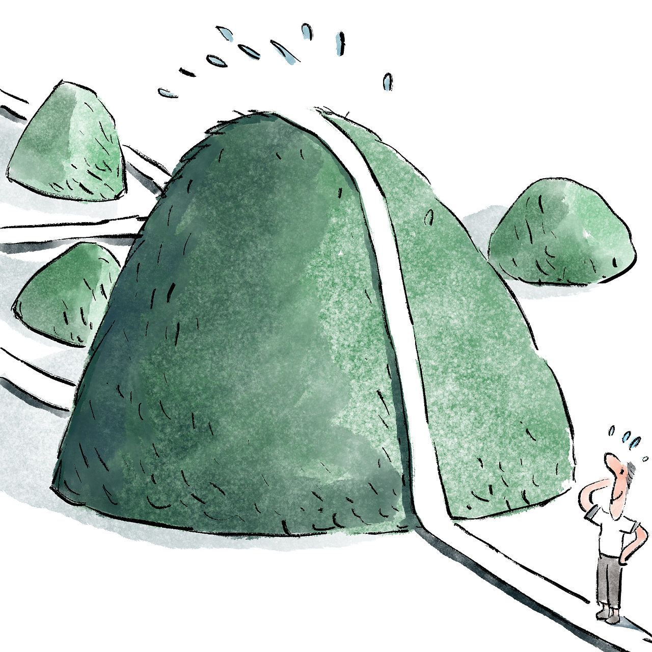 当我们跨越了一座高山