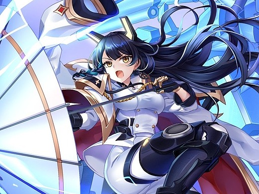 手游《重装战姬》海报