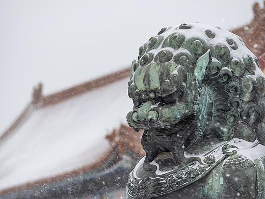 故宫初雪
