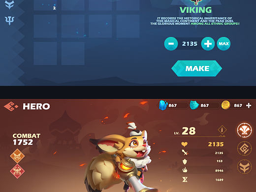 项目《Fortress Isles: Sky War》视觉概念设计稿