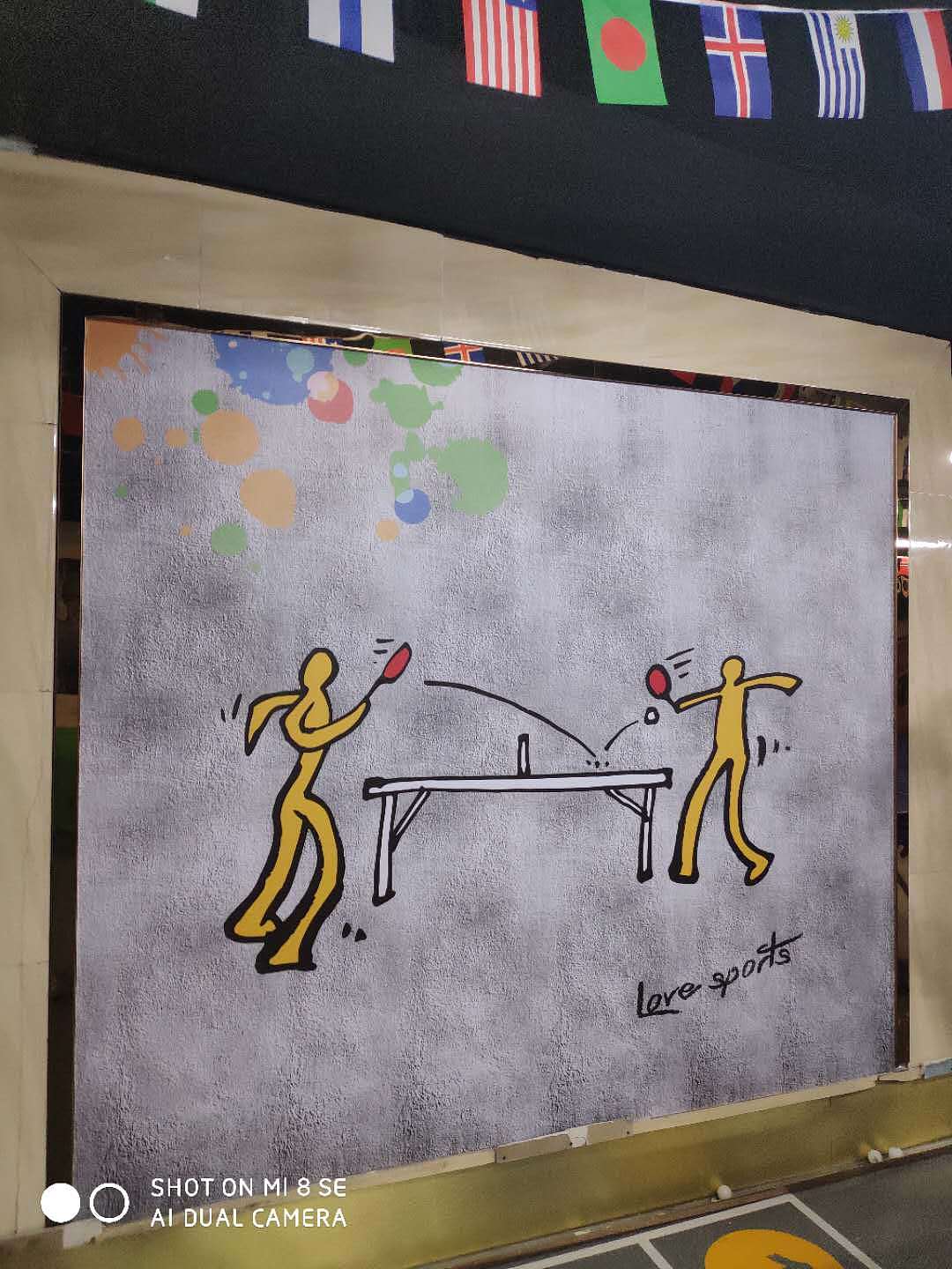 乒乓球背景墙|平面|图案|以梦为马wk - 原创作品 - 站酷 (zcool)