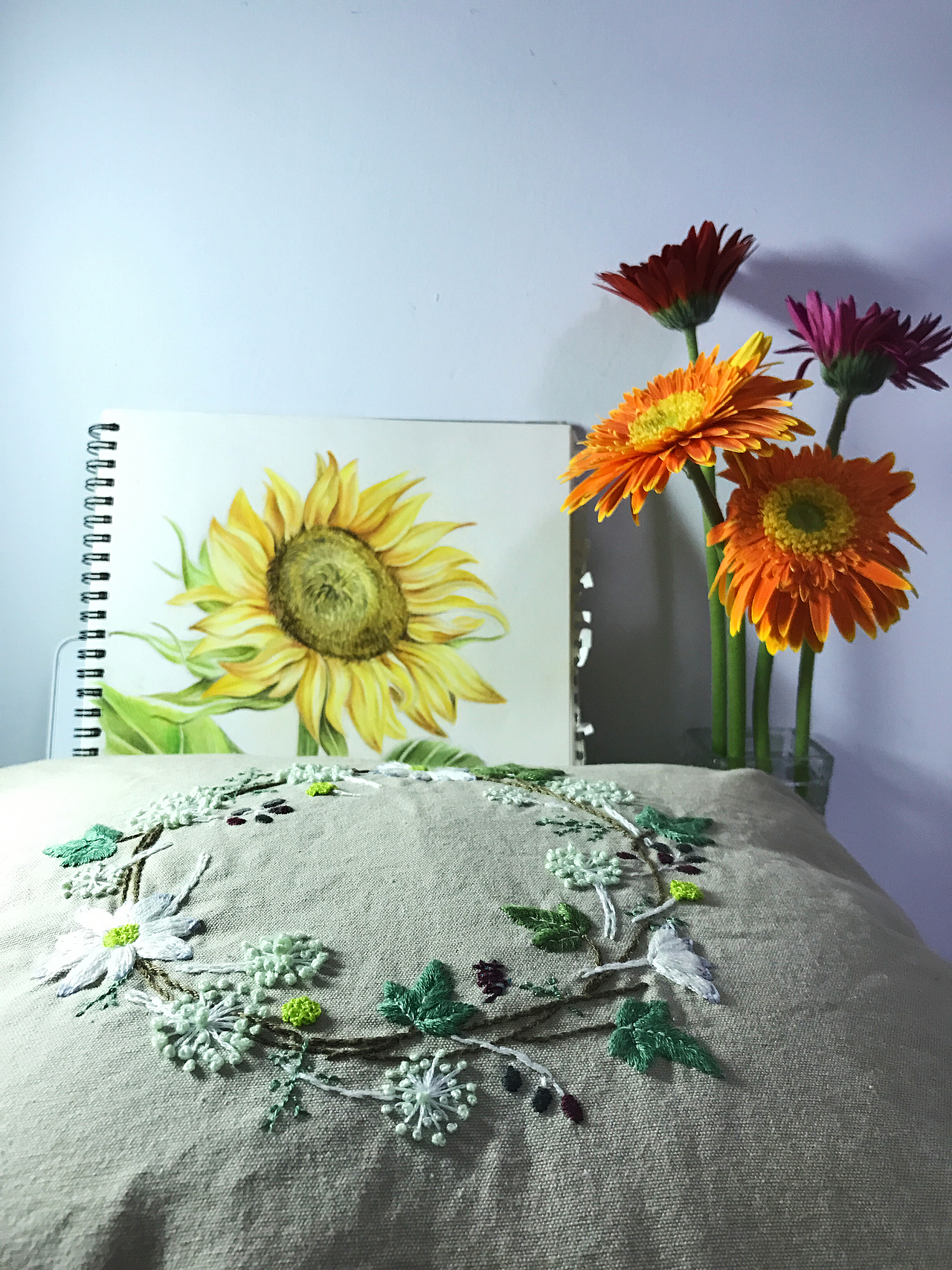 冬季花环之欧洲立体绣（图ZNjQyOTY3MDQ=） - 其他手工艺 - 站酷设计师落红满径原创素材 - 站酷ZCOOL