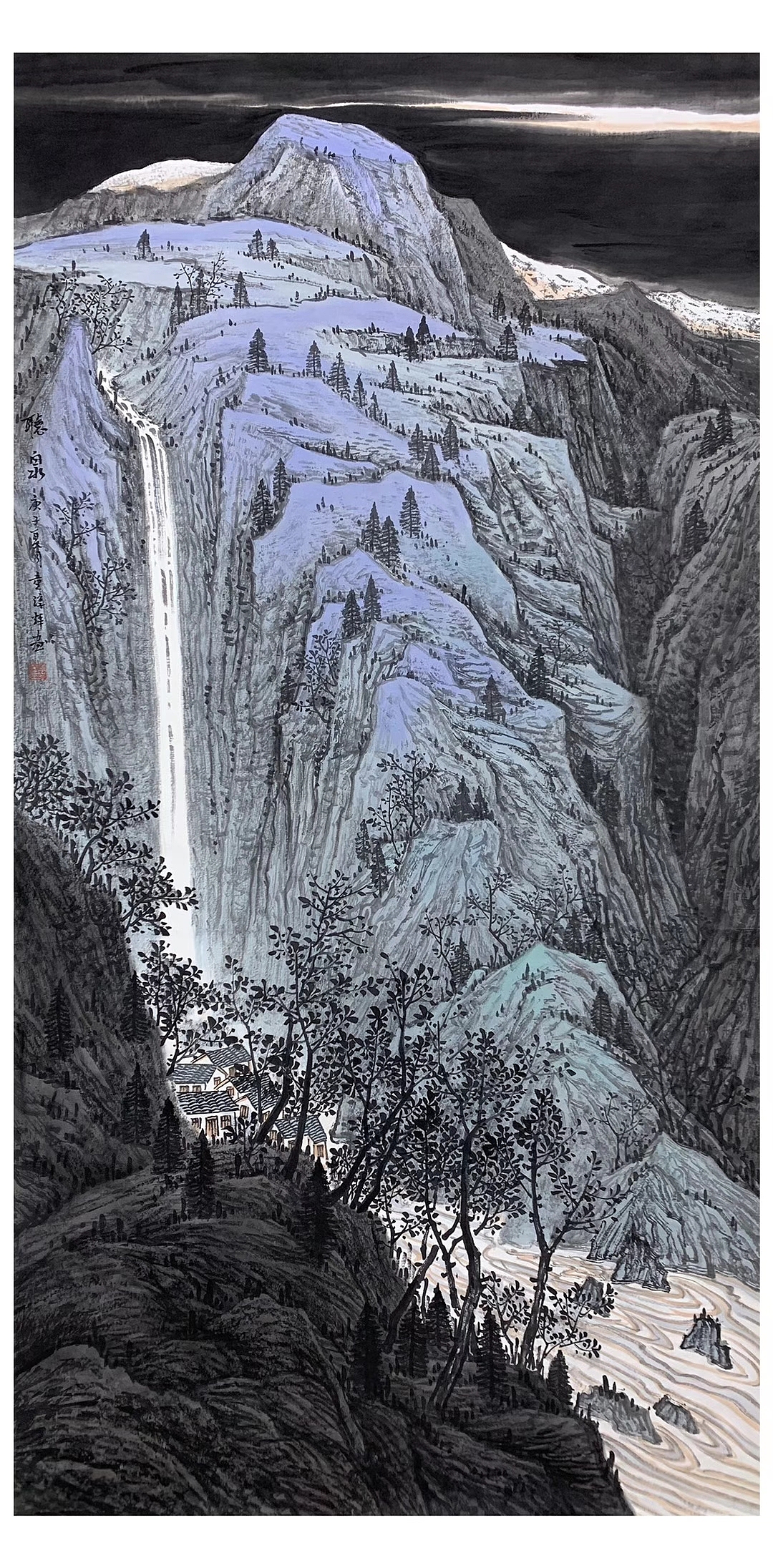 中国美协会员童谆辉山水作品赏析