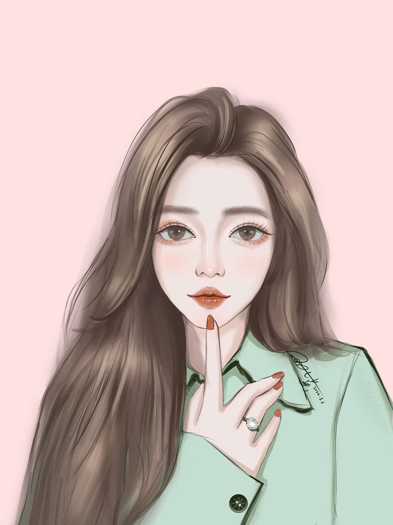 最近画的一些伪厚涂头像画,有进步吗?