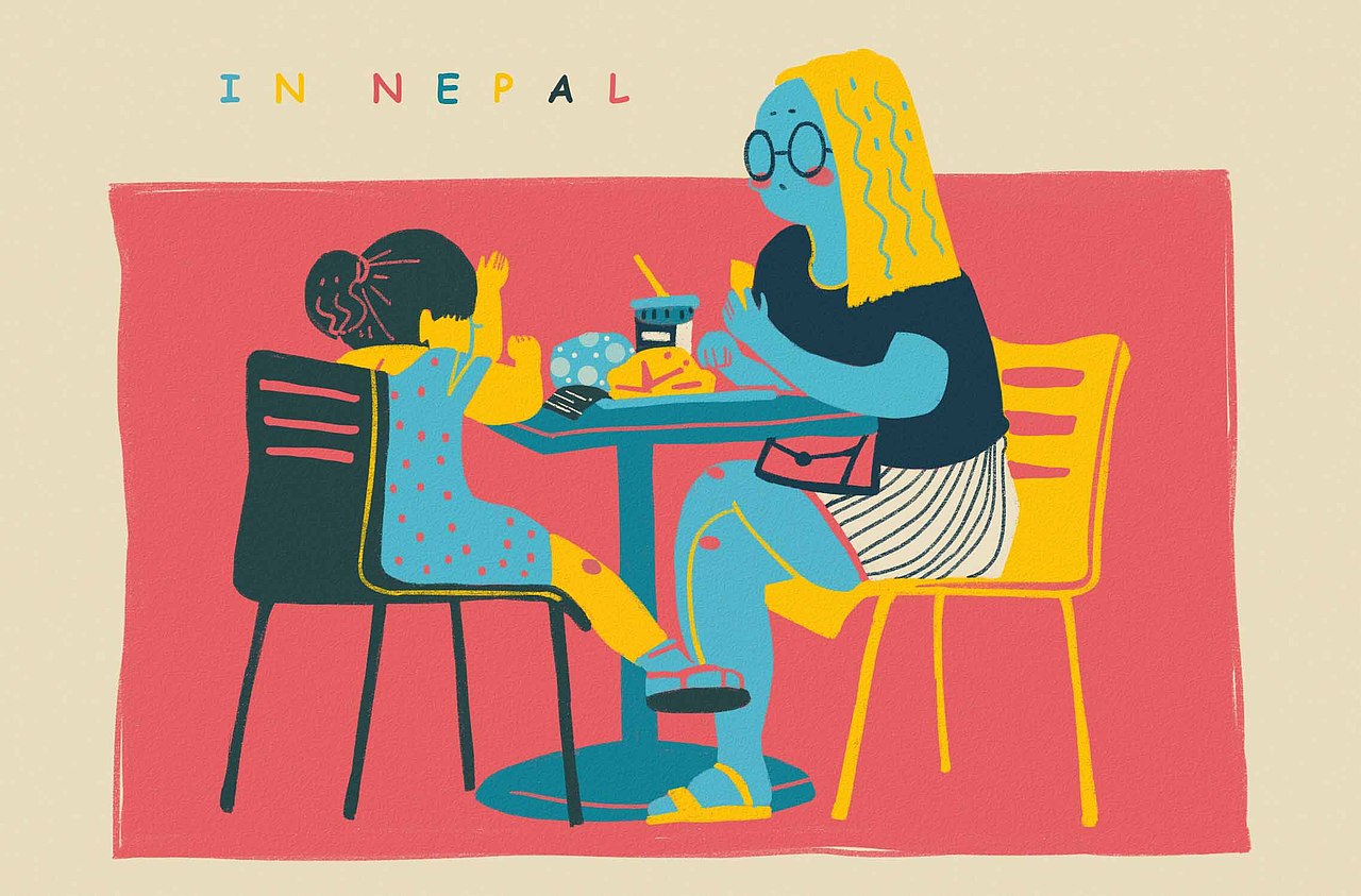 IN NEPAL（图ZMTAxMDE0NDQ4） - 艺术插画 - 站酷设计师桔芊原创素材 - 站酷ZCOOL