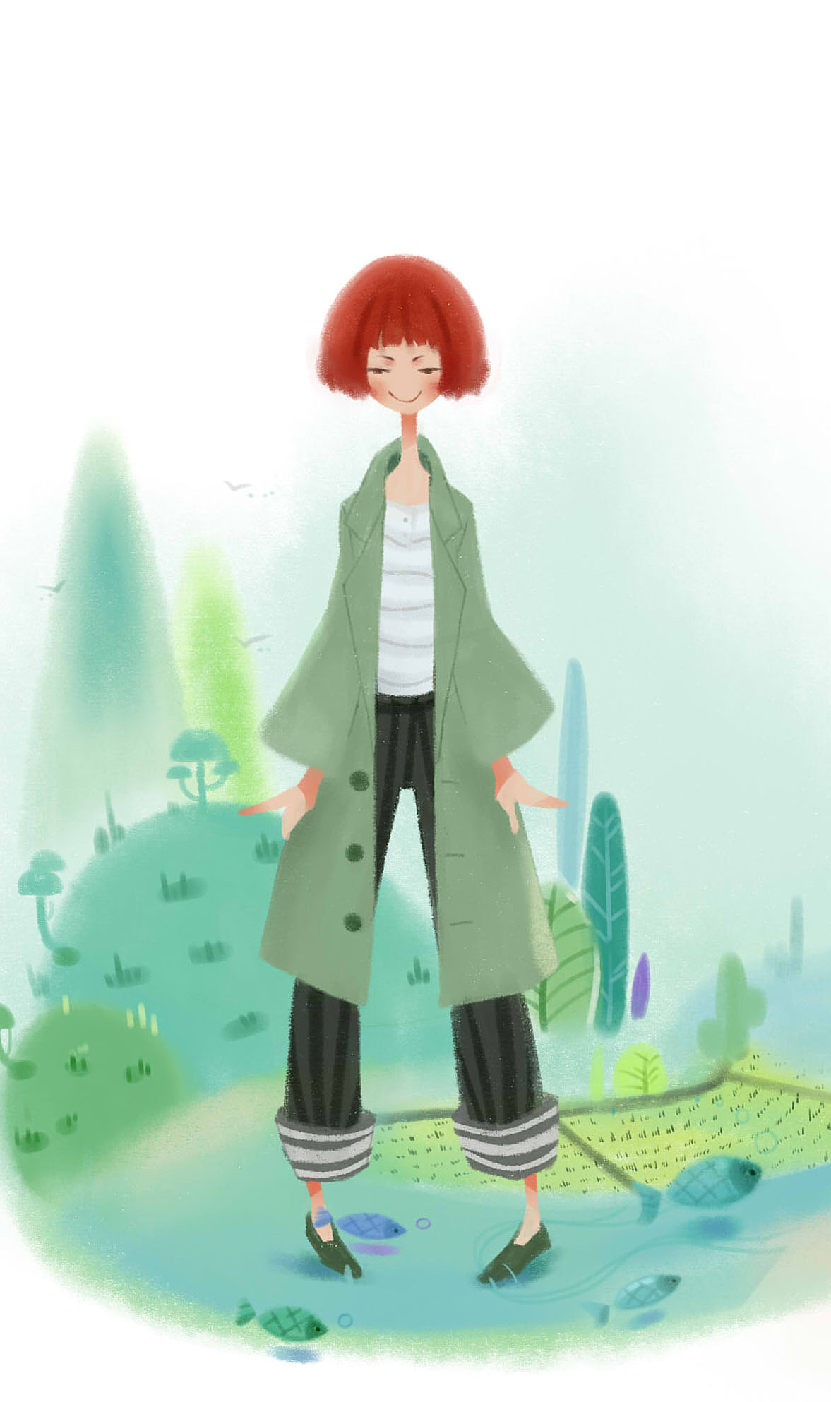 部分插画，随意整理了些~~希望你们喜欢