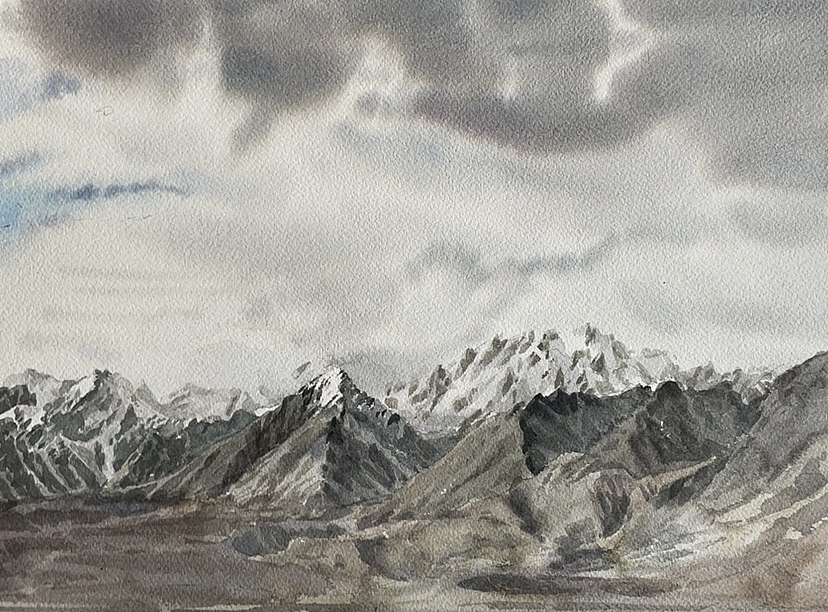 塔什库尔干风景（图ZMzI3ODk0NjM2） - 绘画 - 站酷设计师Hi_Fanqi原创素材 - 站酷ZCOOL