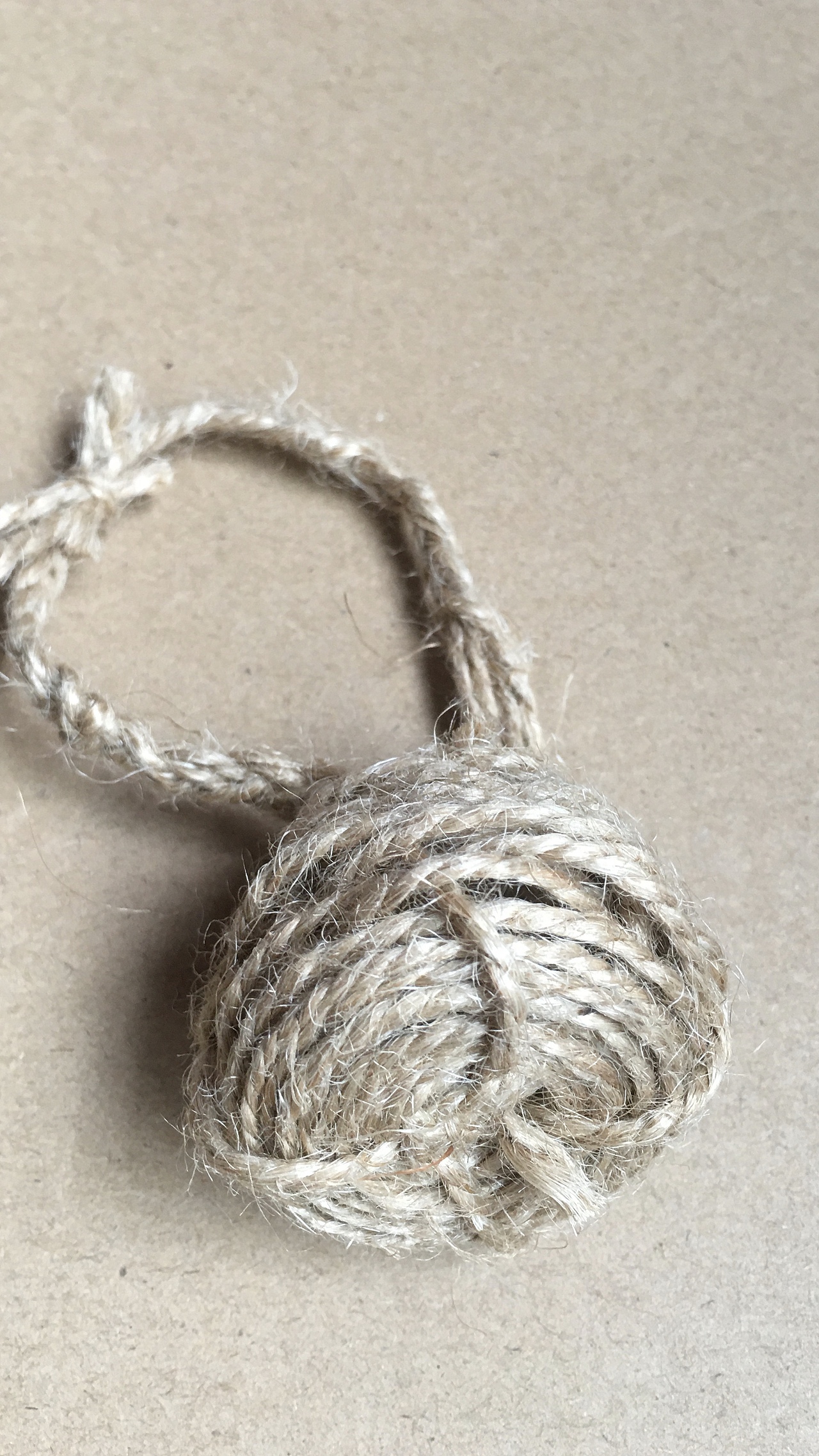 麻绳编织小篮子