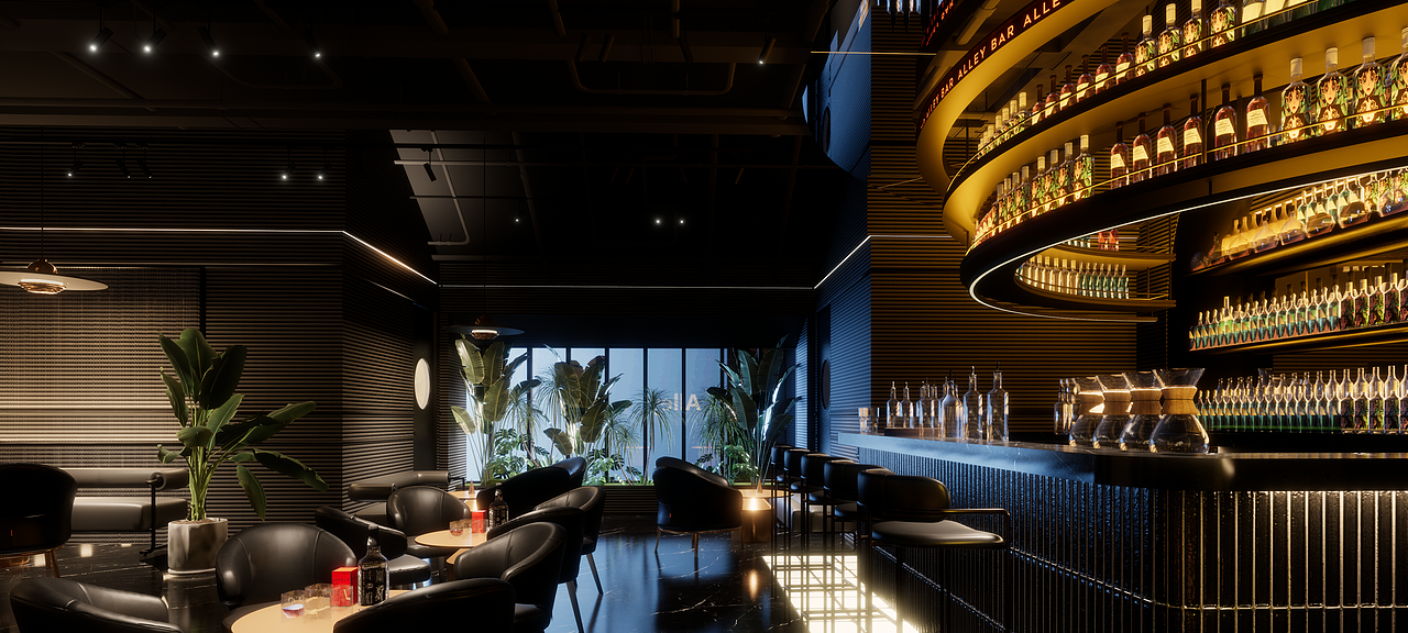 原创新案 Aelly酒吧（图ZMzU5OTM2NzQw） - 商业空间设计 - 站酷设计师Jason193原创素材 - 站酷ZCOOL