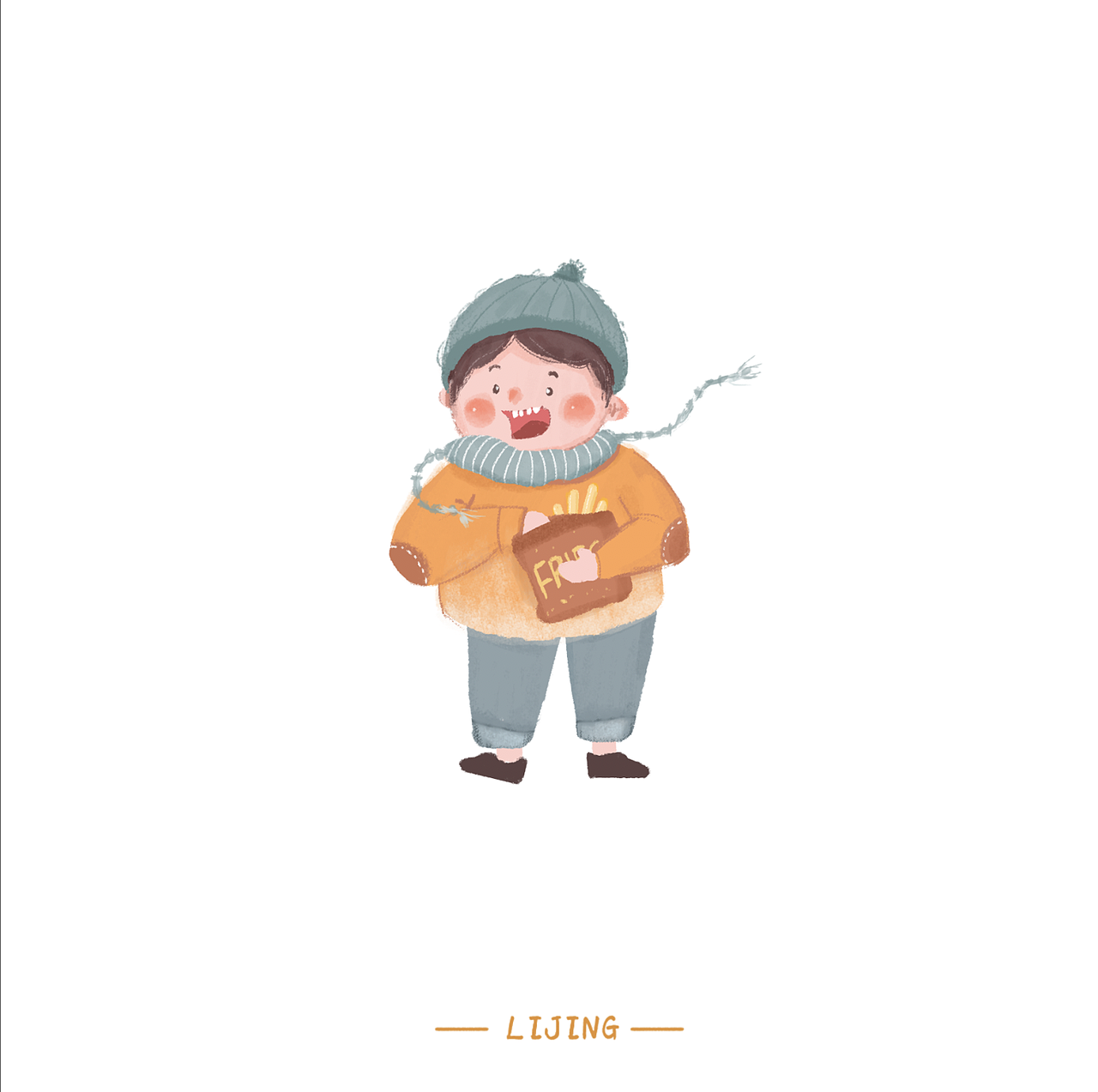 临摹儿童插画 人物（图ZMTk3NDk1OTQw） - 创作习作 - 站酷设计师大饺饺原创素材 - 站酷ZCOOL