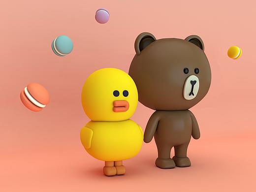 C4D卡通人物练习